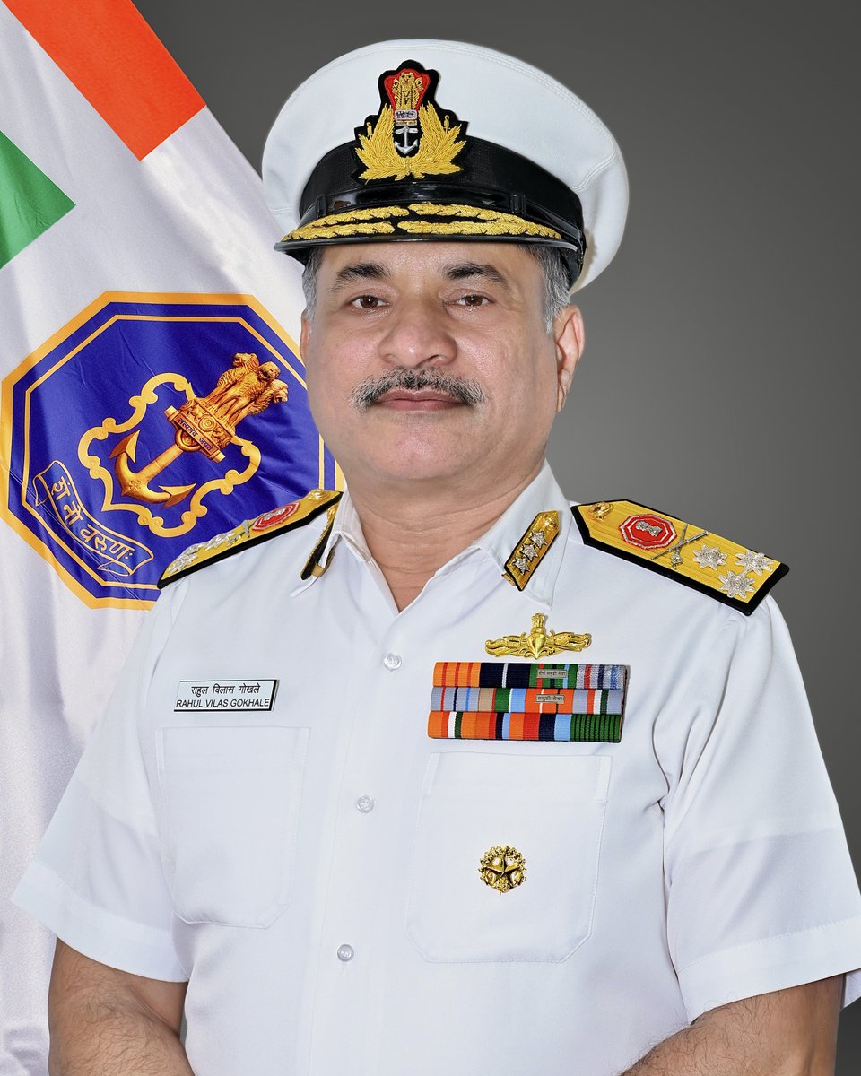 VAdm Rahul Vilas Gokhale, YSM, NM, assumed charge as the Chief of Staff #WNC on 01 Oct 25. 
      VAdm Gokhale was commissioned on 01 Jan 92 and is an alumnus of #NDA, Khadakwasla, #DSSC, Wellington, <a href="/InNwc/">NAVAL WAR COLLEGE</a> and <a href="/ADC_Australia/">Australian Defence College</a>. 
     A Navigation and Direction specialist, he has