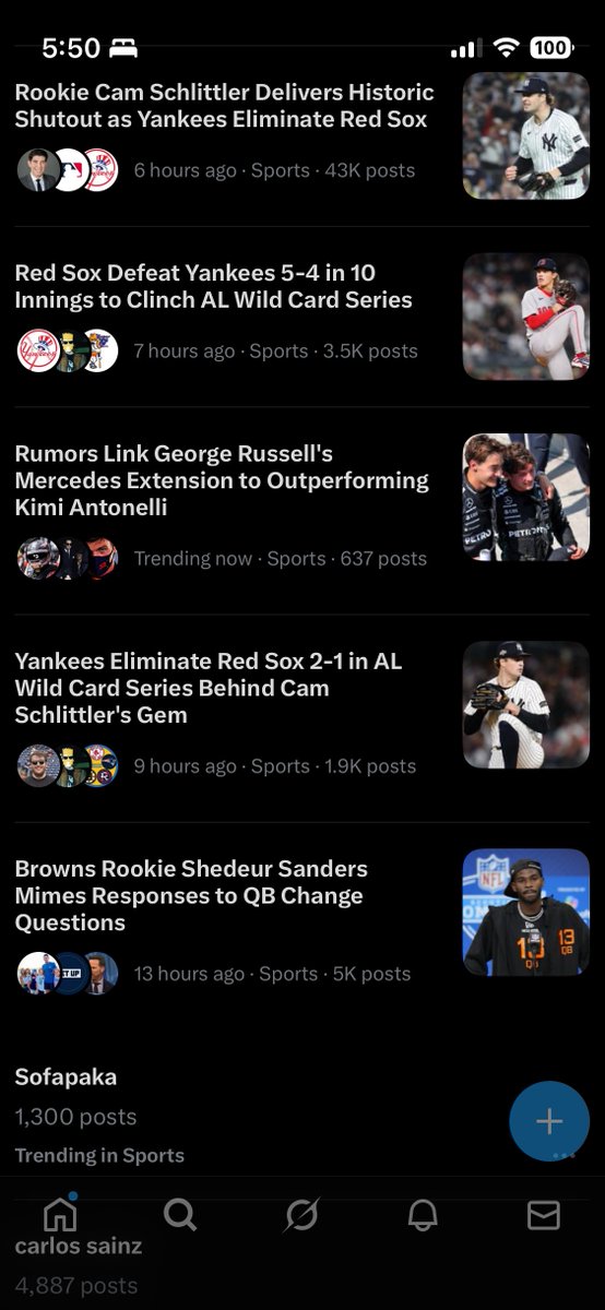 The absolute rollercoaster of waking up to whatever this contradicting series of events is: <a href="/x/">X</a>, not cool for a Yankees or Red Sox fan/ “Yankees shutout Sox” “Red Sox defeat Yankees” “ Yankees eliminate Sox” 🙃🙃🙃