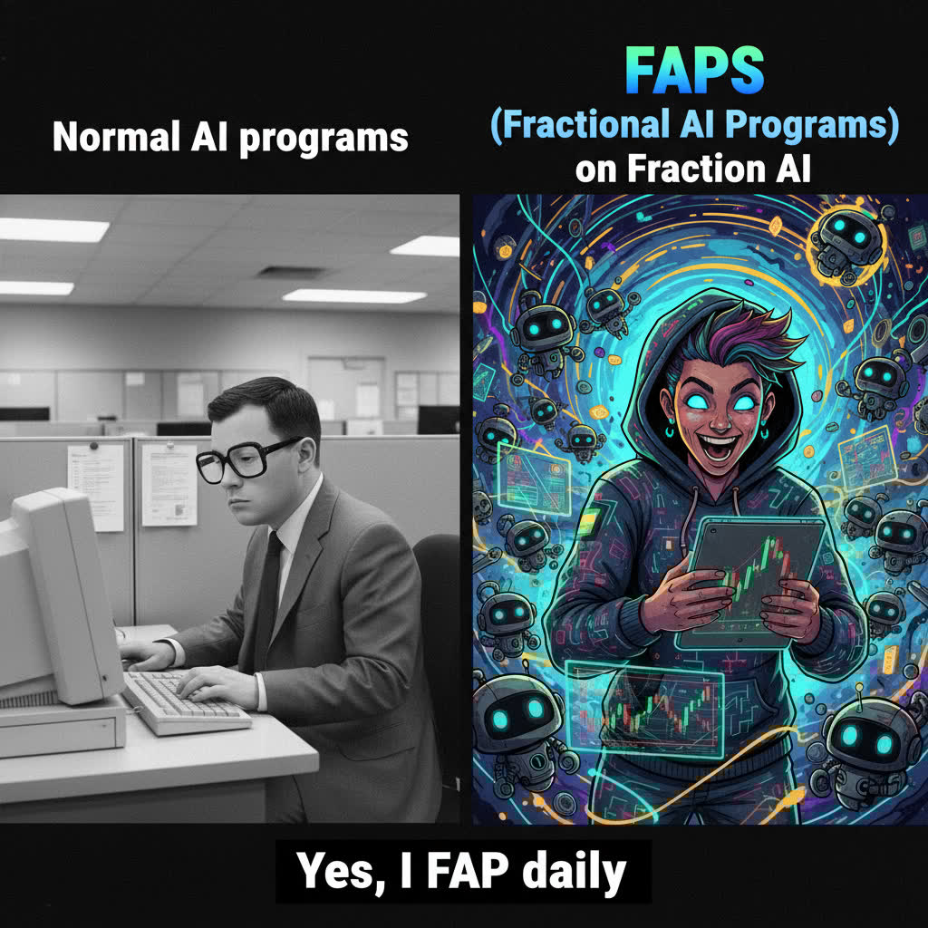Aarshynov (@aarshynov) on Twitter photo Stay one step ahead of AI, be smart, be <a href="/FractionAI_xyz/">Fraction AI</a>
Continue “FAPs” mission daily and unlock new achievements, q4 will be hot
gFrac, $FRAC Stay one step ahead of AI, be smart, be <a href="/FractionAI_xyz/">Fraction AI</a>
Continue “FAPs” mission daily and unlock new achievements, q4 will be hot
gFrac, $FRAC