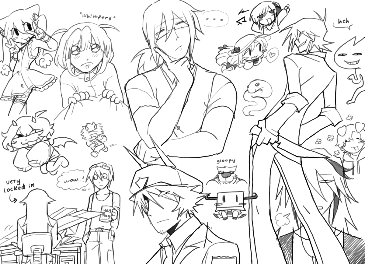 kirupasture's tweet photo. OC - THERES TOO MANY BJTCHES HERE HELP!
Normalcy chara doodles... :3 https://t.co/gBxzr5w3G3