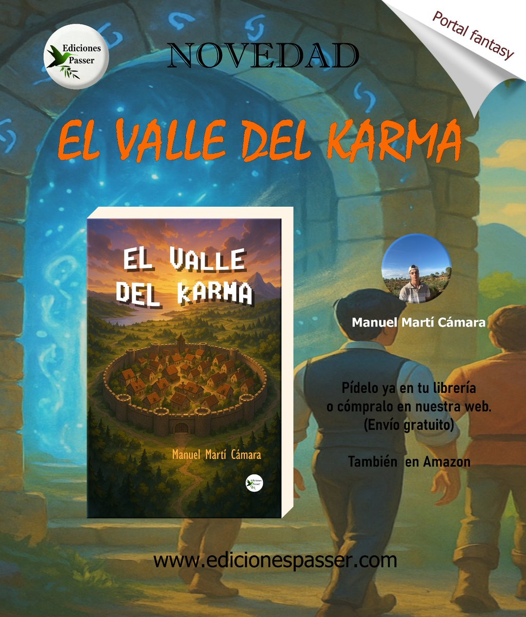 ✨ Una puerta puede cambiarlo todo… ✨

⚔️ Magia, aventuras y la fuerza de la amistad se unen en una historia que te hará cruzar la puerta hacia lo imposible.
Atrévete a descubrir un nuevo mundo.

#NuevaLectura #FantasíaJuvenil #AventurasMágicas #LectoresDeFantasia