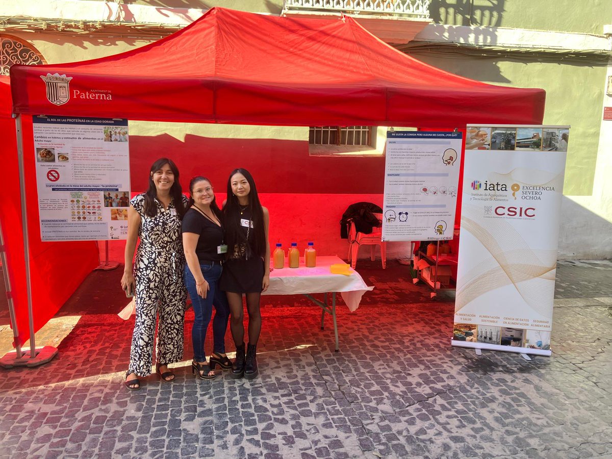 iata_csic's tweet image. El grupo de Percepción y Comportamiento del Consumidor y Nutrición Adaptada del @iata_csic ha asistido al II Encuentro de la Salud organizado por el @AytoPaterna. 

Allí han presentado sus investigaciones centradas en la deglución y percepción sensorial de los alimentos.