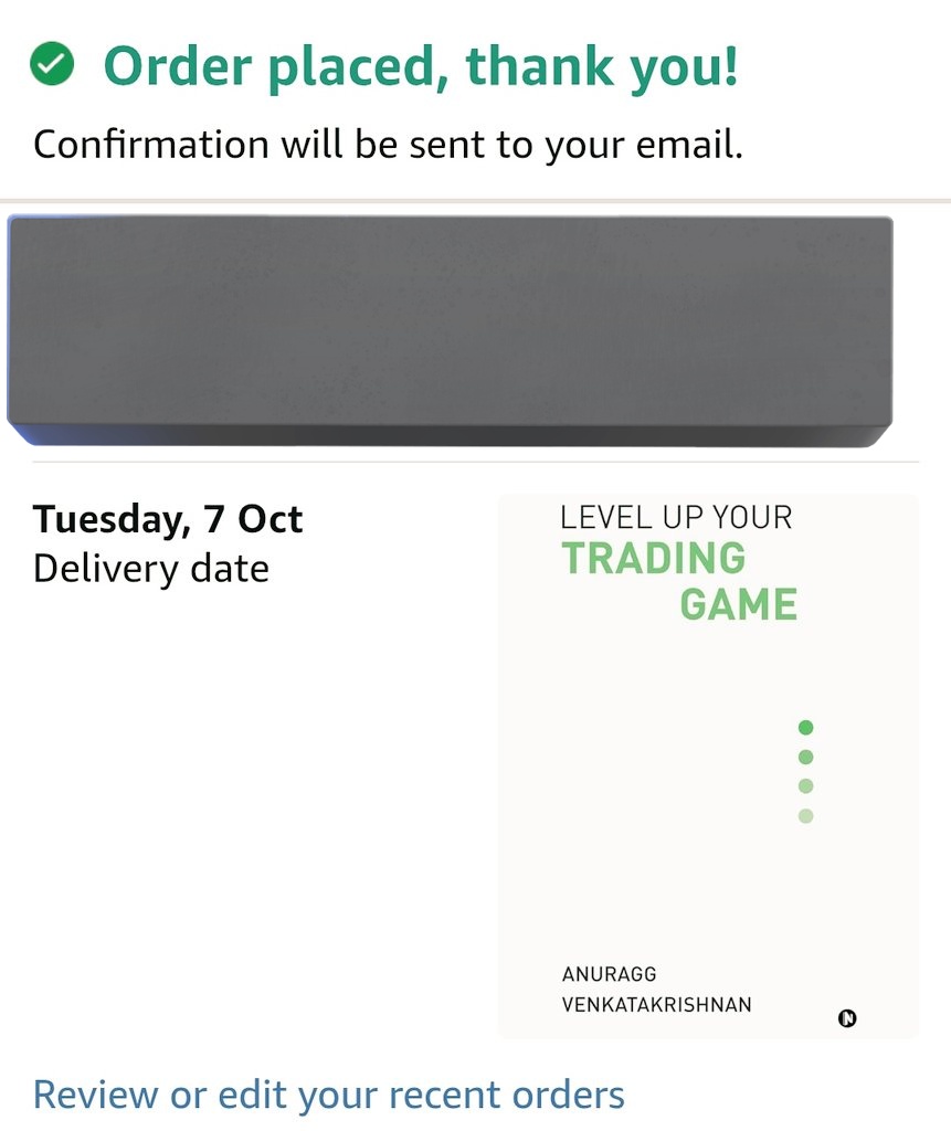 pythontrader999's tweet image. Order Placed 😊