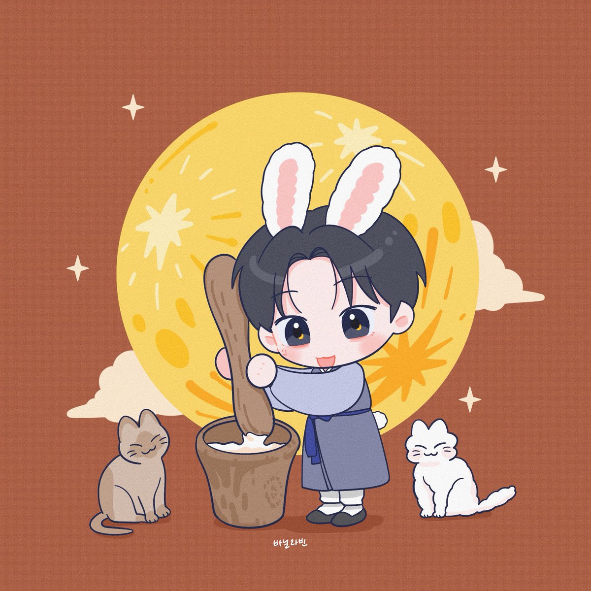 VaBin0126's tweet image. 즐추&amp;amp;연휴 행복하게 보내세요🌕