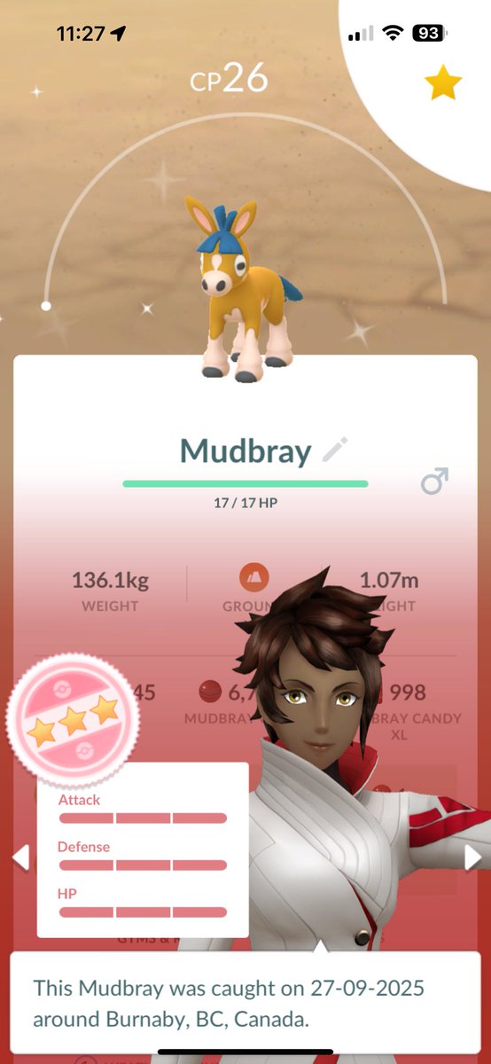 FillainPoGo's tweet image. Shundo Mudbray from a regular trade????

#shundo #PokemonGo #PokemonGoCitySafari