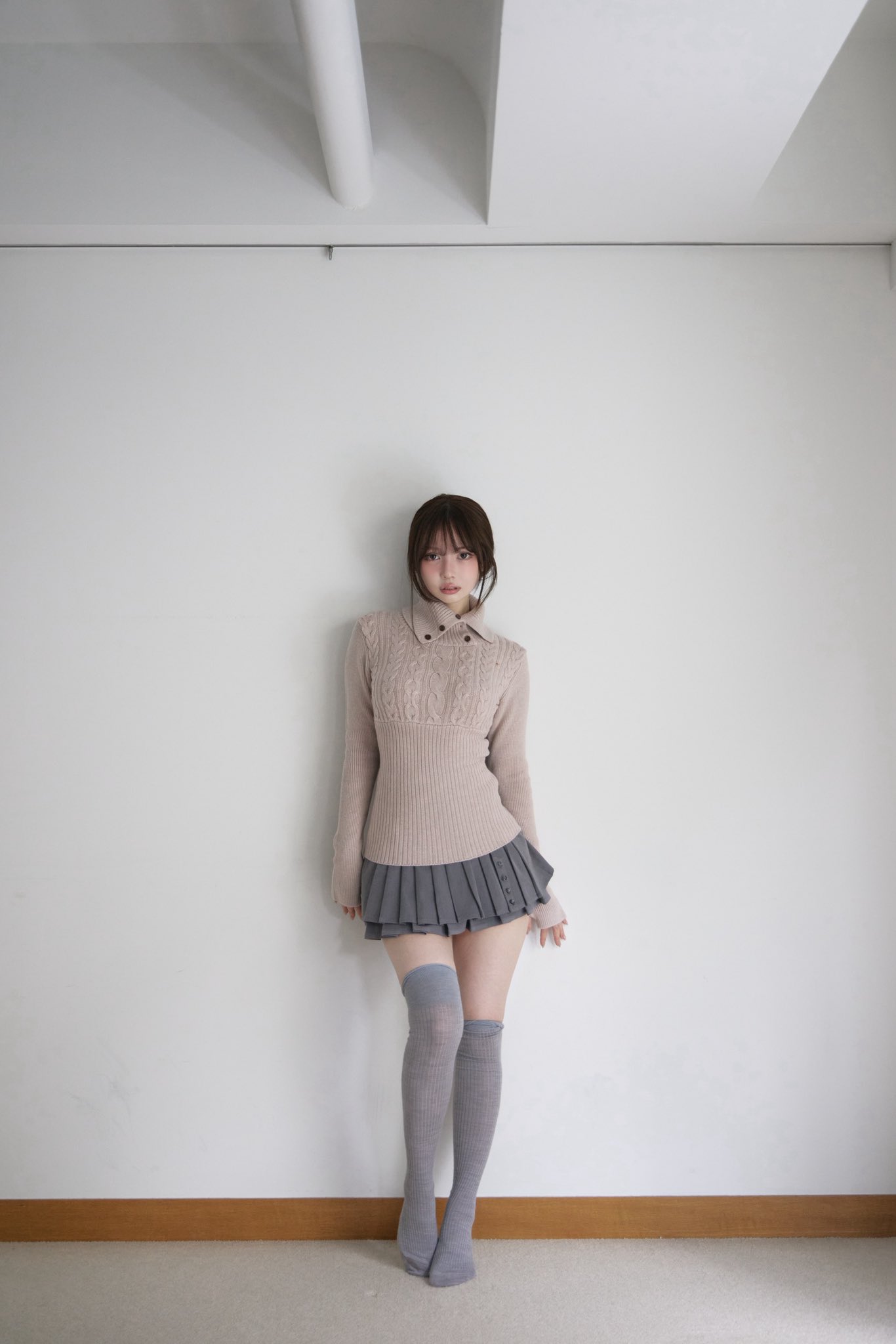 Andmary Dida pleats flare skirt Dida pleats flare skirt