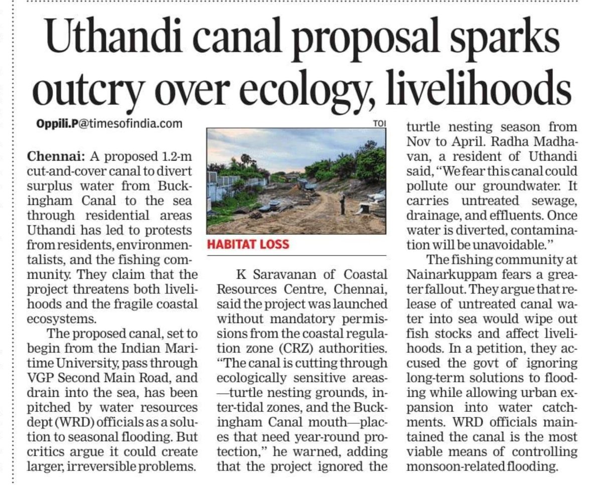 #ECR residents fear untreated water into sea will derail ecology and livelihood