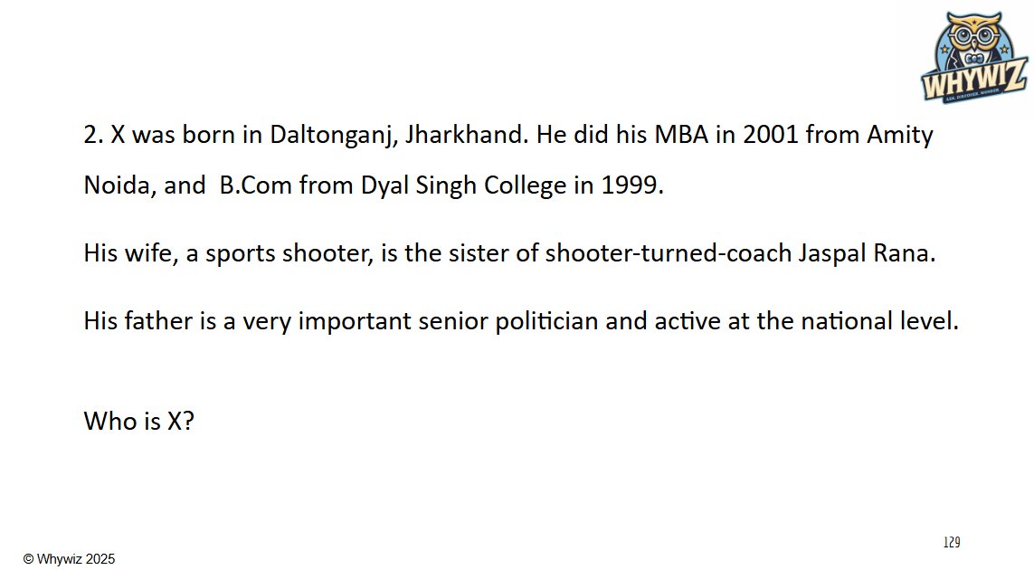 We asked this question at a recent Durga Puja function in Noida. Can anyone guess the answer?

PS: Yes, the crowd was knowledgeable and the question was answered! <a href="/whywizQuiz/">Whywiz</a> <a href="/CeoNoida/">CEO, NOIDA Authority</a> <a href="/PankajSinghBJP/">Pankaj Singh</a> <a href="/noida_authority/">NOIDA Authority</a>  #quiz