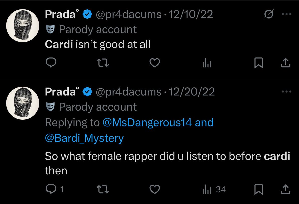 EclipseXo2's tweet photo. @pr4dacums @iamcardib Your grown ass ain’t embarrassed,  you been mentioning about a celebrity for 3 years Now? And still under her post till this very day. https://t.co/A3HeYfjkLu