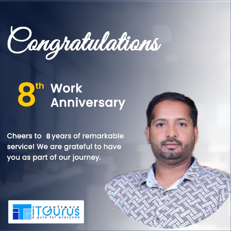 itgurussoftware's tweet image. Thank you for your hard work and commitment.
Happy work anniversary to @ Uttam Jadhav from Team iT Gurus Software!
#career #TranscendentalITServices #GurusOfIT #iTGurussoftware #employeespotlight #employeeappreciation #workanniversarycelebration #workanniversary