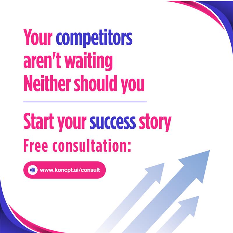 Koncpt_ai's tweet image. FRIDAY WINS: This Week&apos;s AI Automation Success Stories.

From 90% faster support in Riyadh to 300% more leads in Dubai &amp;amp; 200% more engagement in Doha—AI is rewriting success. Ready for your win? 
koncpt.ai

#AiAgent #AIAutomations #AiAgentic #Aiworkforce #KoncptAi