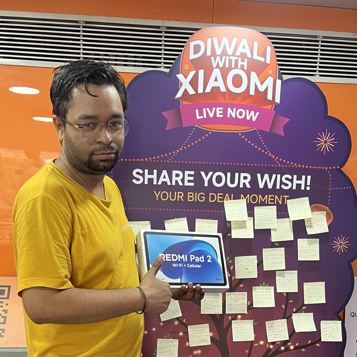 MDTechIndia's tweet photo. Won Redmi Pad 2 in #BigDealwishes fun activity organised by 
@XiaomiIndia  at @MiHomeIN M2K Rohini along with @xfcdelhi  
 
Also a big thanks to XFC Delhi president @ABHI_kiyoshi https://t.co/gvsBoWOcpp