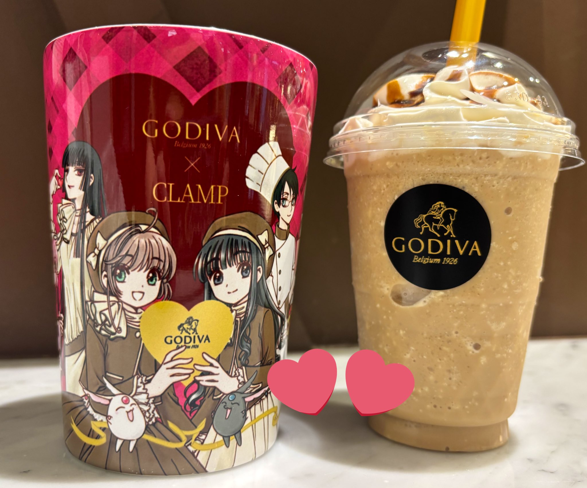 と*中様 GODIVA × CLAMP コラボ タンブラー GODIVA×CLAMP コラボレーション CLAMP描き下ろしイラスト