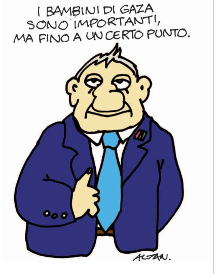 Il signor ministro visto da Altan