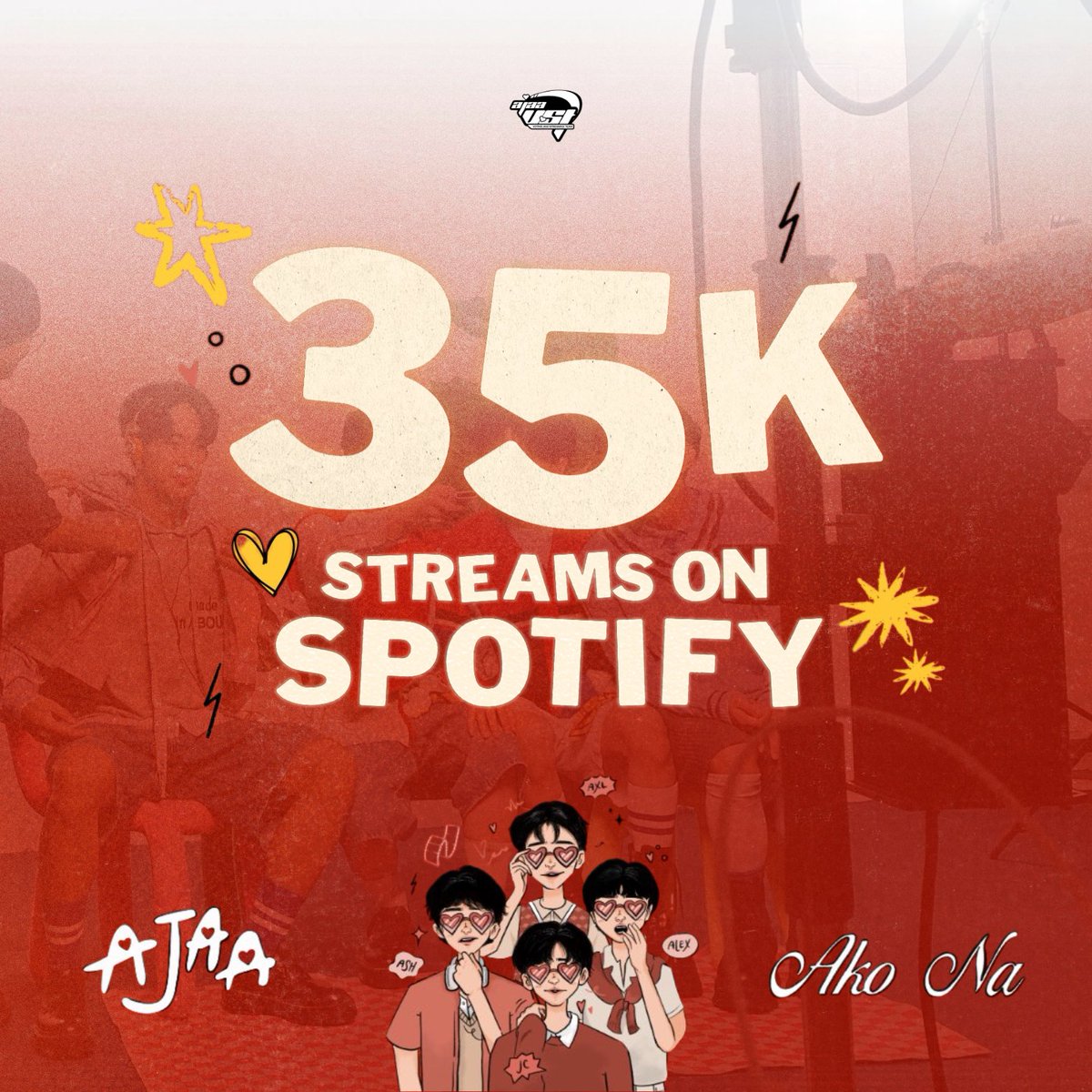 ajaavst's tweet photo. [💿] #AVST_Play! 

‘Ako Na’ just reached just reached 30K streams on Spotify! Keep on streaming, Hanies! 🍯 

NEXT GOAL: 50K streams! 🔒
🔗 https://t.co/VWdq27kKHj

#AkoNa #AJAA_Comeback
#AJAA @AJAAofc https://t.co/tN7AW5scY1