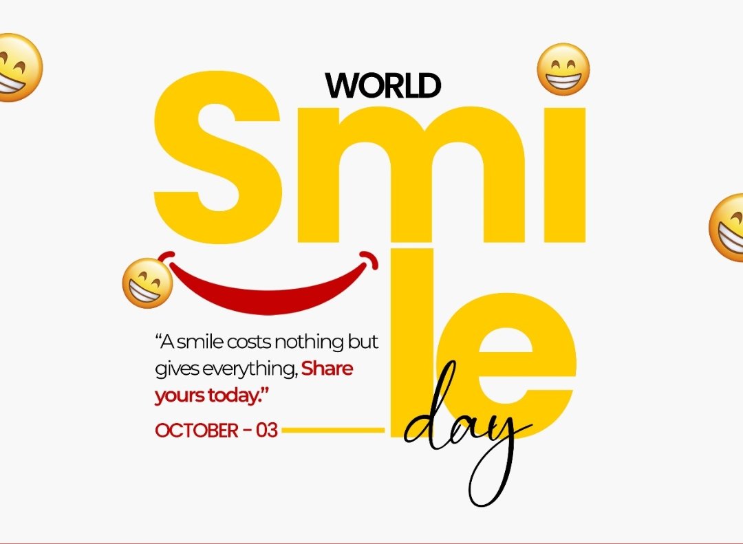 NKGera's tweet photo. #smileday2025 #happyworldsmileday2025 #smileday #worldsmileday
#worldsmileday2025 https://t.co/hRhjMbY5JH