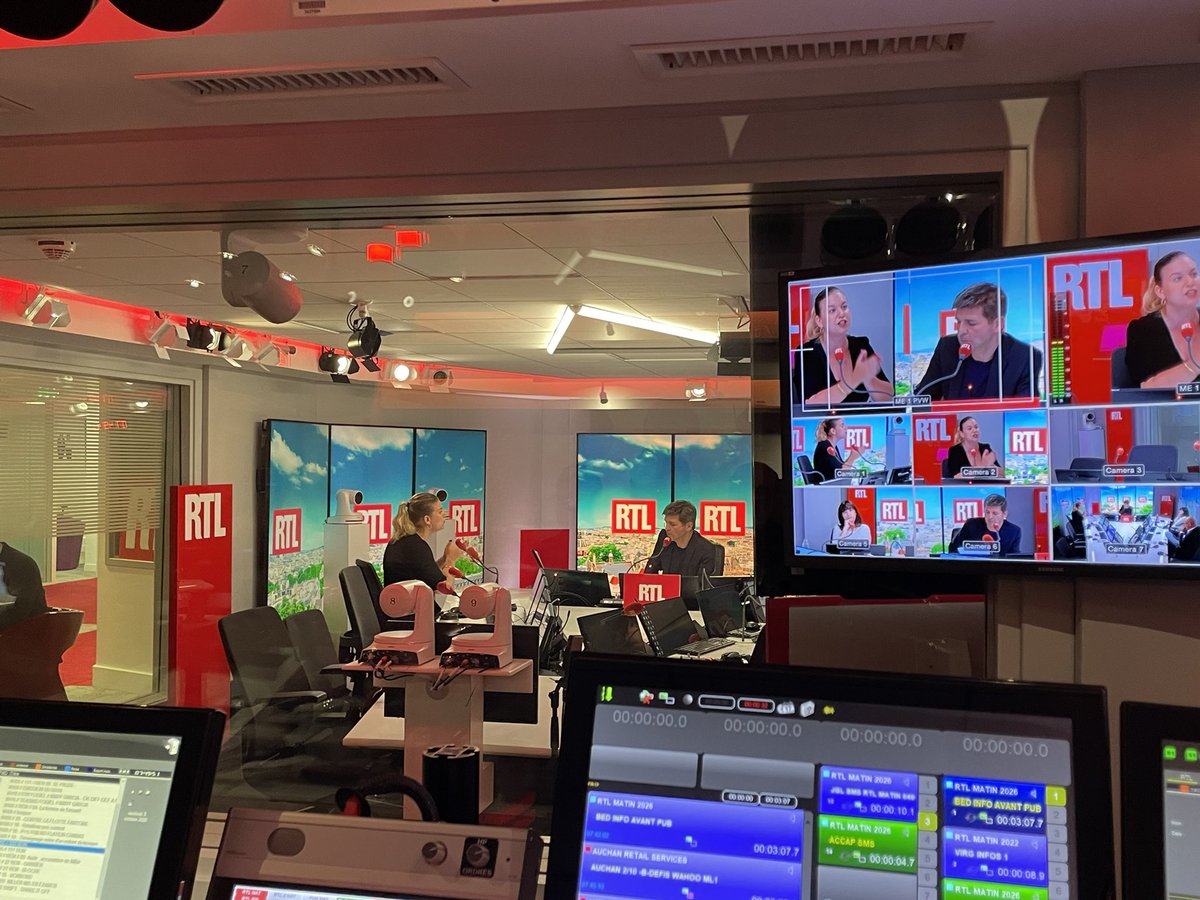 🔴 <a href="/RTLFrance/">RTL France</a> : 🎙️<a href="/MathildePanot/">Mathilde Panot</a> invitée de la matinale #RTL <a href="/ThomasSotto/">Thomas Sotto</a>