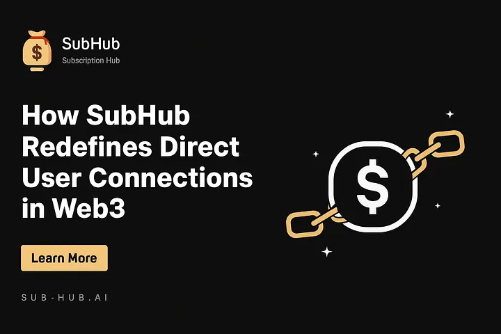 SubHubStack's tweet image. ๐จ Web3 doesnโt need more noise.
It needs direct, P2P connections between projects & users.
Thatโs what SubHub delivers:
โ
Wallet-native messaging
โ
DID-powered privacy
โ
Ownership-grade communication
The future of user engagement is here.
Read ๐ medium.com/@Subhubstack/hโฆ