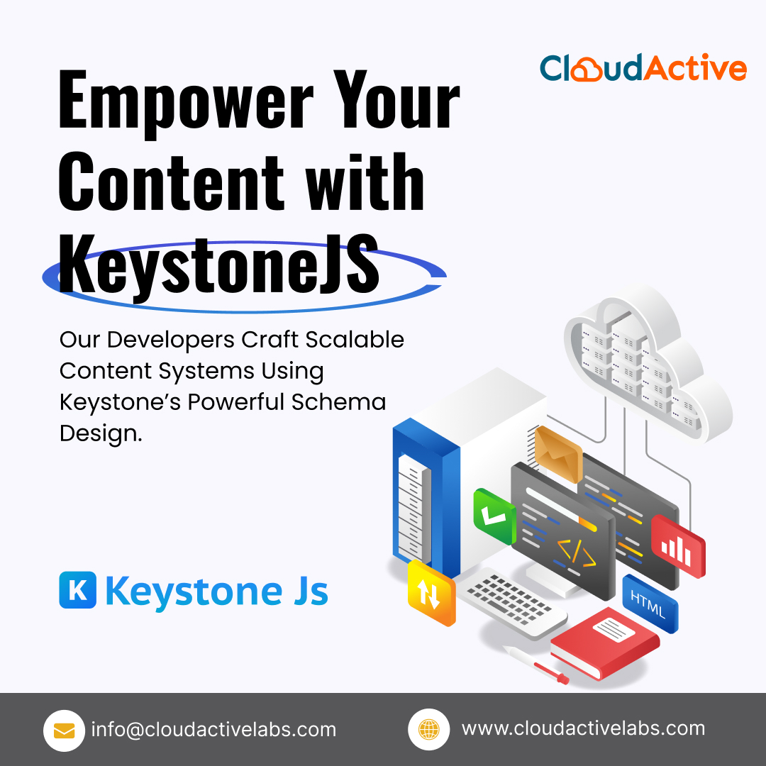 CloudActiveLabs's tweet image. Empower your content with KeystoneJS!
Hire devs to build scalable systems using powerful schema design.
👉 cloudactivelabs.com
📧 info@cloudactivelabs.com
📱 +91 987 133 9998
#KeystoneJS #CMS #WebDev #CloudActiveLabs #TrendingTech #ContentSolutions