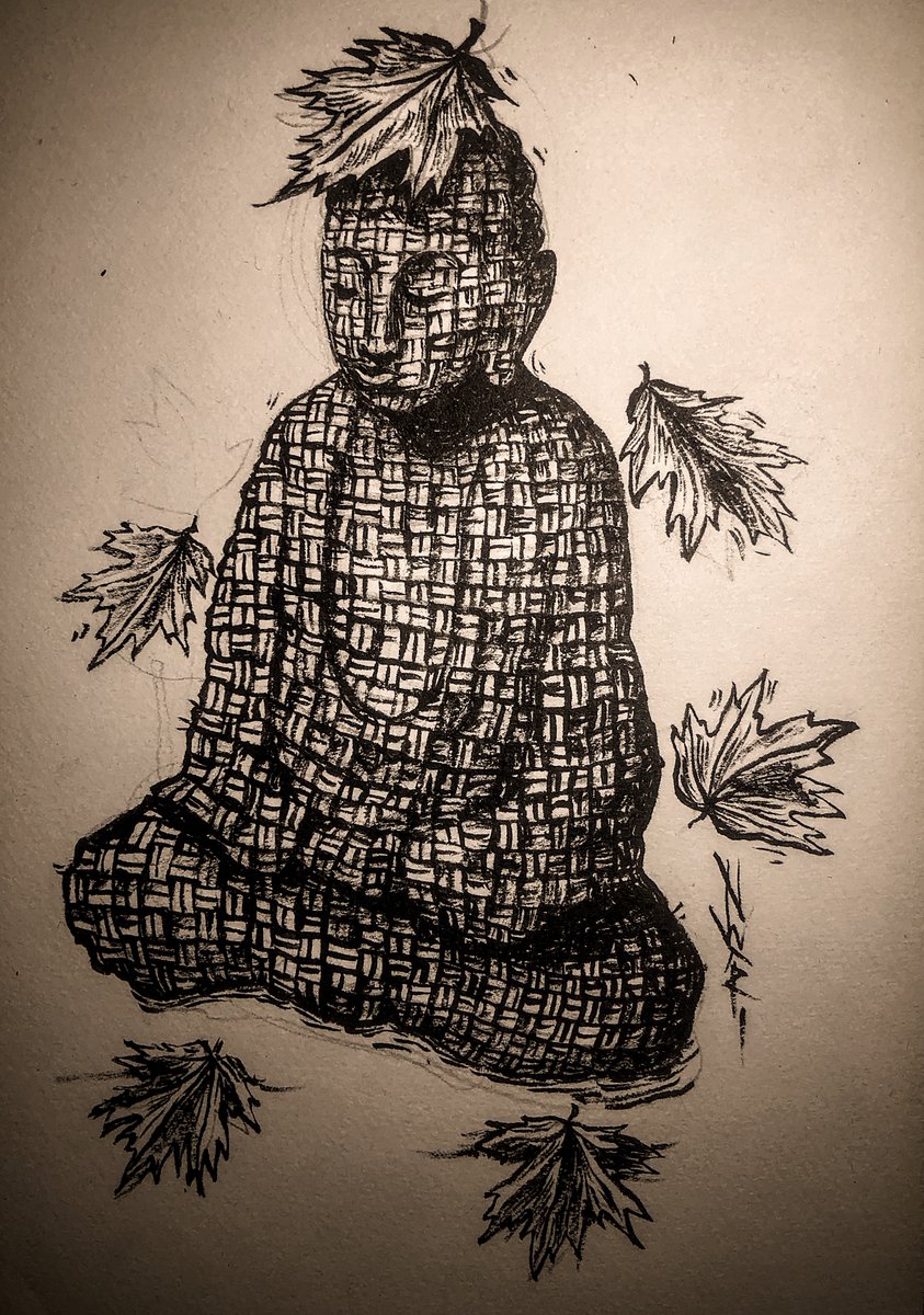 nwari_art's tweet photo. Weaving meditative inky lines.

Day 2: Weaving x Maple

#Inktober2025 #Plantober2025 #inktober https://t.co/dnzK7Ng5i5