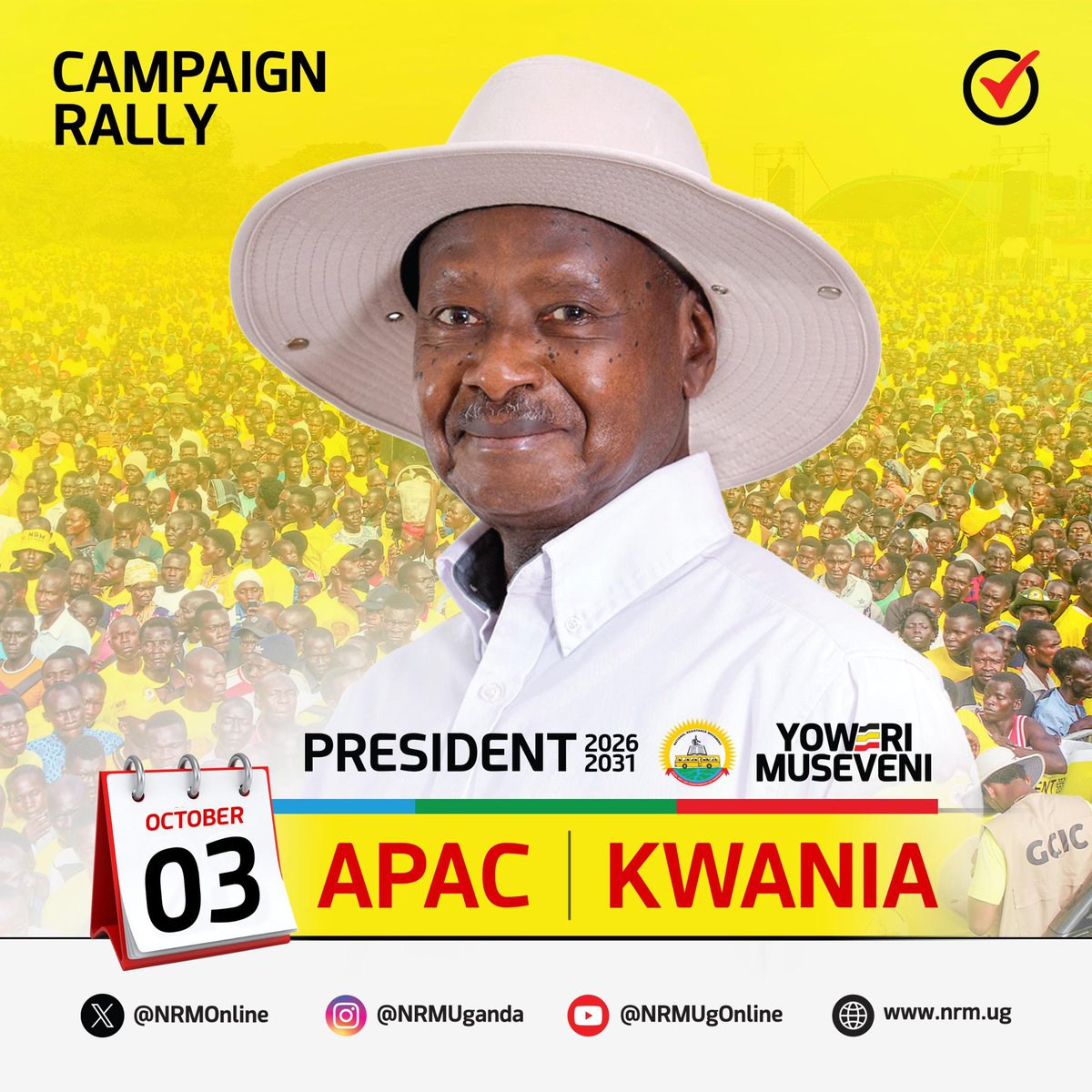 HilarysTake's tweet image. H.E. @KagutaMuseveni to unveil his campaign package to the people of Apac and Kwania. Omito lwak icipan bin me winyo kwena amit ibot.  Adwong Lobo.

#ProtectingTheGains #ActivityBasedMobilizers