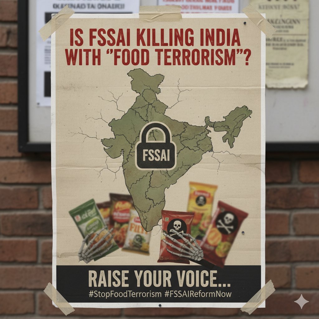 SanjayVictory10's tweet photo. @fssaiindia @PMOIndia @sudhirchaudhary #StopFoodTerrorism #FSSAIReformNow https://t.co/L9ZfSgYXBA