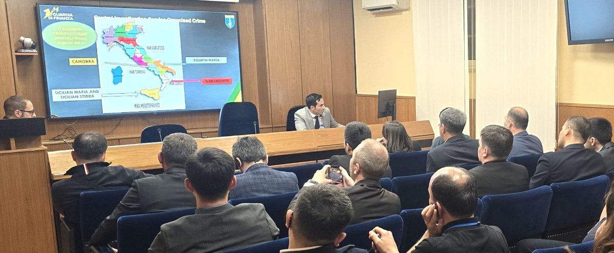 UNRCCA's tweet photo. #UNRCCA jointly w/ @UN_OCT & Guardia di Finanza Economic & Financial Police School of 🇮🇹, w/ 🇨🇳's financial support through #UNPDF, organized for nationals from 🇰🇿🇰🇬🇹🇯🇹🇲🇺🇿 a training course on countering #IlicitFinancialFlows & #FinancingTerrorism
More➡️https://t.co/lk7csymM7z https://t.co/3RquBuKoyG