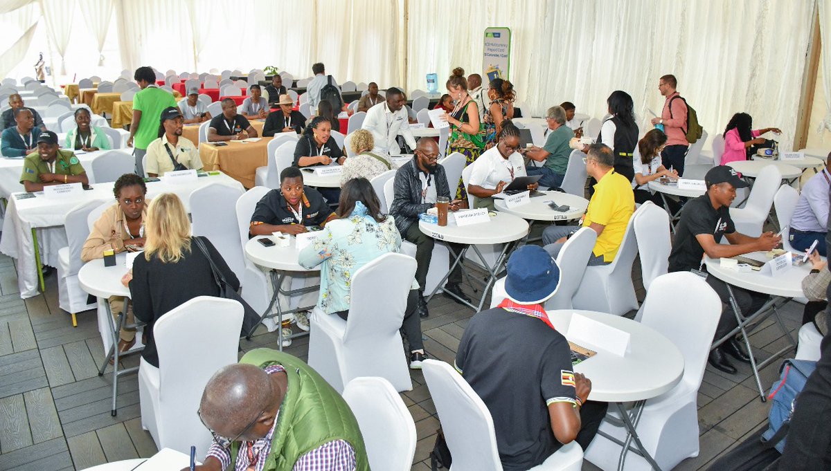 MKTravelExpo's tweet photo. Day 3 at the #mkte2025 #Magicalkenya. It's a bright morning, everyone is excited for today's sessions. The day has kicked off with a Speed Networking session providing a platform for buyers and exhibitors to interact. #InvestInAfricaTourism https://t.co/rXHMFFS4UI