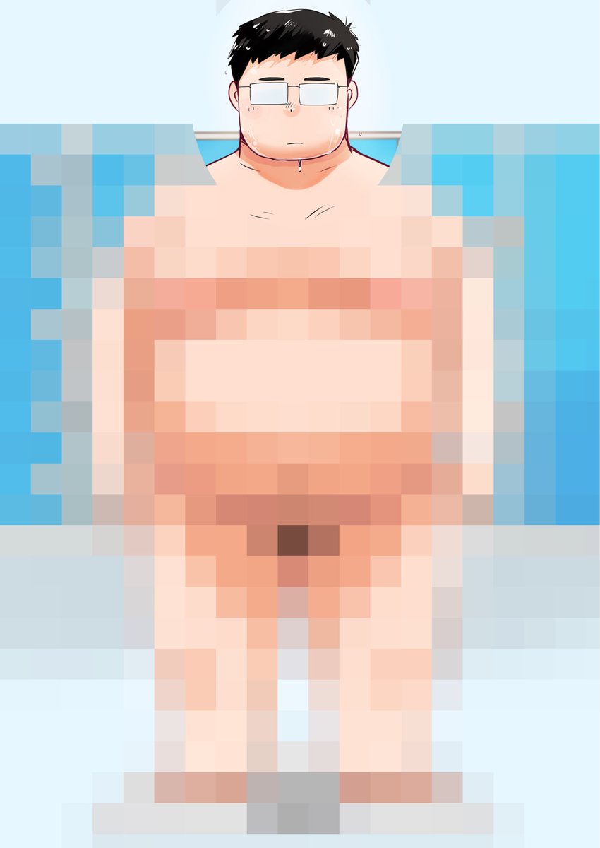 2ppy_BB's tweet photo. 今日はなんの日　お父さんの日。お隣のお父さんとお子さんと市民プールでバッタリ。
大きな体に小さなオチンポですなあ。それにしてもエッチな水着❤️
体重を測る姿も無防備だけど、数字を見るためにそんなにお尻を持ち上げたらお父さんの秘密が丸見えだよお///////→https://t.co/xqGXjLf6ON https://t.co/ASeIA73oMY
