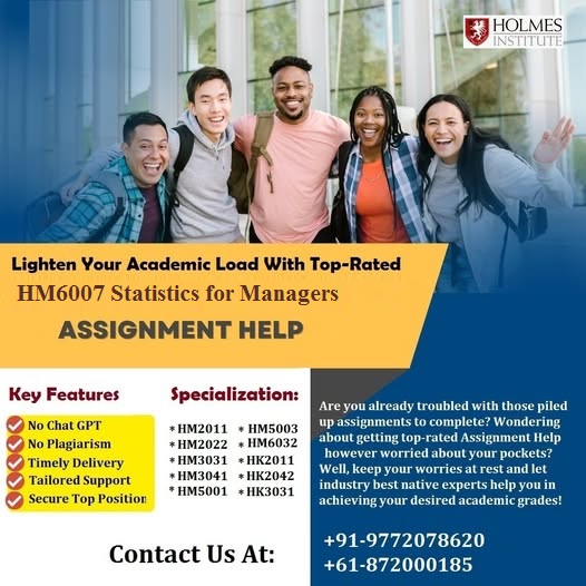 ShirleyNicole26's tweet photo. Get most reliable HM6007 Statistics for Managers Assignment Help services today!
#HM6007 #HM2011 #HM2022 #HM6032 #HM5001 #HM3031 #HM3041 #HM5003 #AssignmentHelp #HolmesInstitute #AustraliaAssignmentHelp #OnlineTutoring #Australia #CourseHelp #HolmesAssignmentHelp #AssessmentHelp https://t.co/T0cQFfLeRg