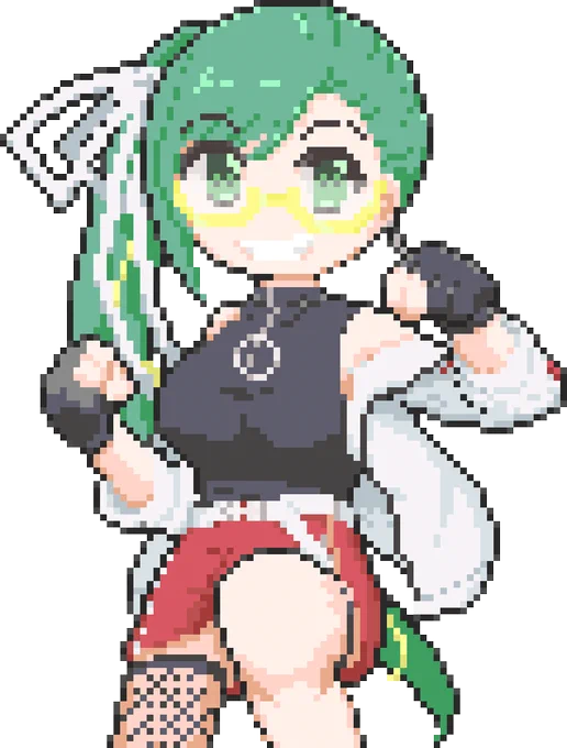 ちゃん!次はちゃんちゃんの描き方揃えよう #どっとライブドット絵部