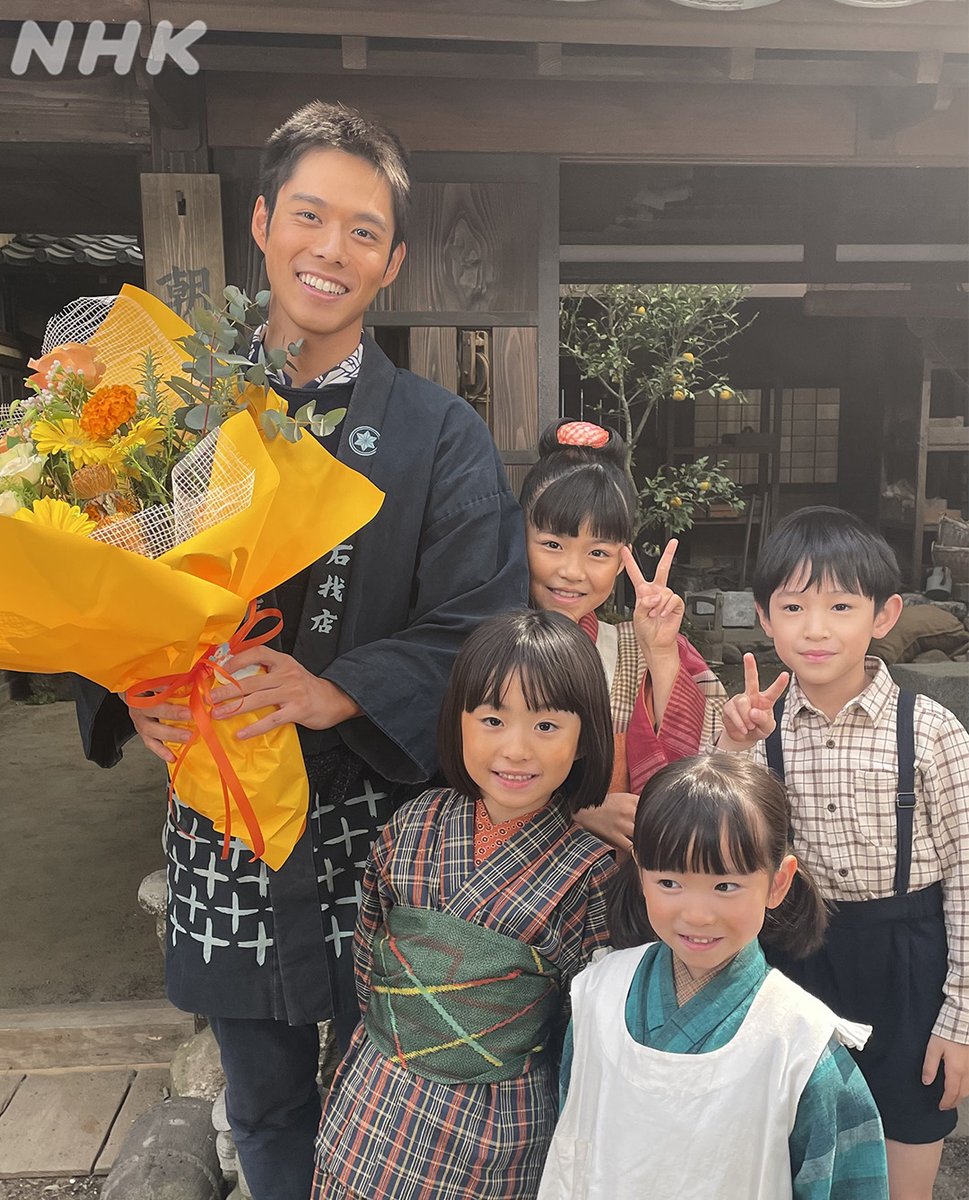 🏃‍♀️#あんぱんオフショット🖌 朝田家のみなさんのクランクアップ第