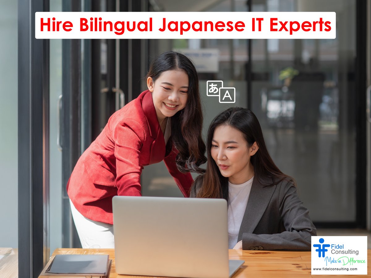 Need bilingual Japanese IT experts for your Japan project?
<a href="/FidelConsulting/">Fidel Consulting KK</a> offers tailored staffing solutions with skilled developers, network engineers, and PMs ready to help you succeed.
Connect at: info@fidelconsulting.com

#BilingualTalent #JapanHiring #ITStaffing #EORJapan