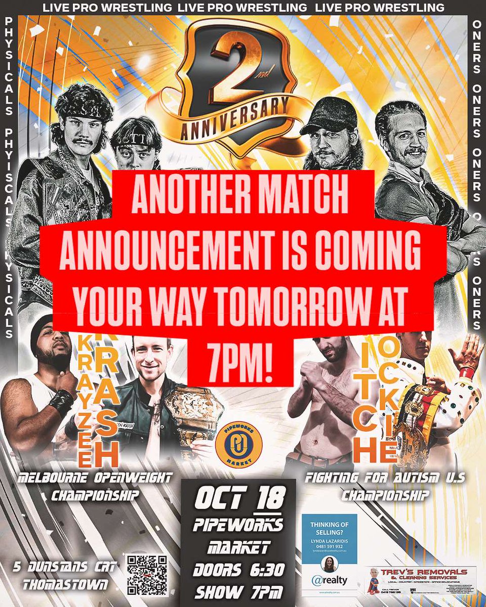 ANNIVERSARY ANNOUNCEMENT!
Alpha Nation, brace yourselves! we have another 2nd Anniversary match announcement coming your way Tomorrow night at 7PM!