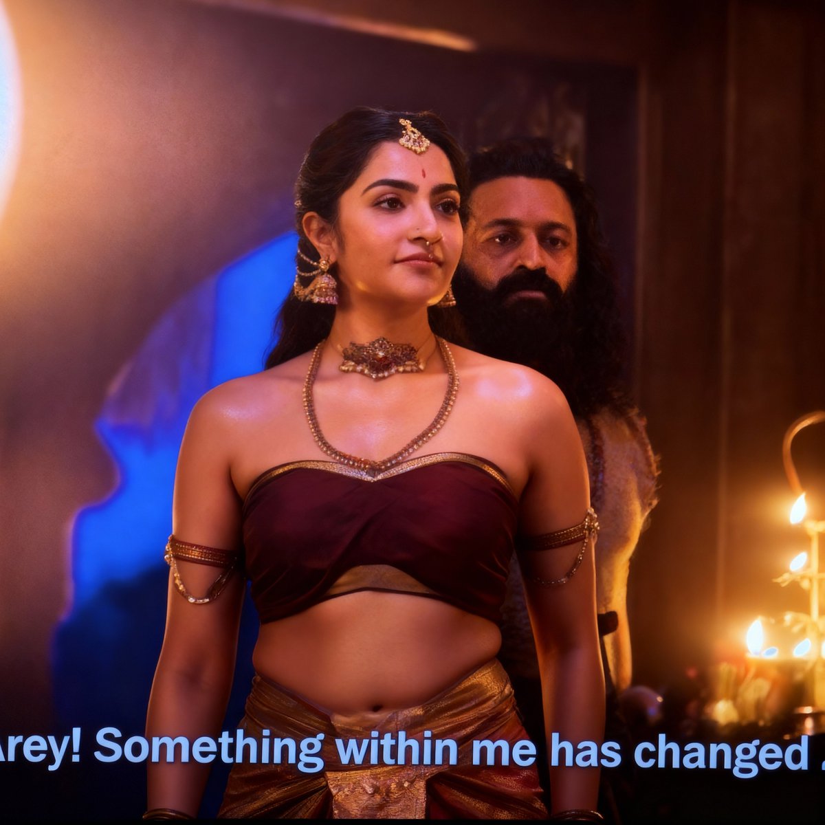 People after watching RUKKU in #KantaraChapter1  ⬇️

Andhame asuuya pade la undi... Evaru ee ammayi? 🤩

<a href="/rukminitweets/">rukmini</a> #RukminiVasanth