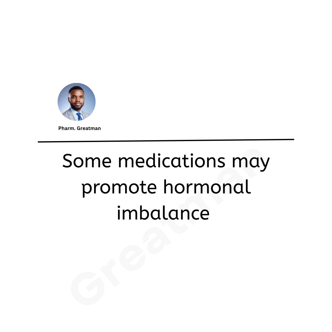 OGreat6's tweet image. Medications and Your Hormones
One sad reality about medications is their unexpected effects. There are pain medications that could affect your weight. There are anti-infectives that could lead to diarrhea.
As Hormonal imbalances is becoming increasingly important in our time,…