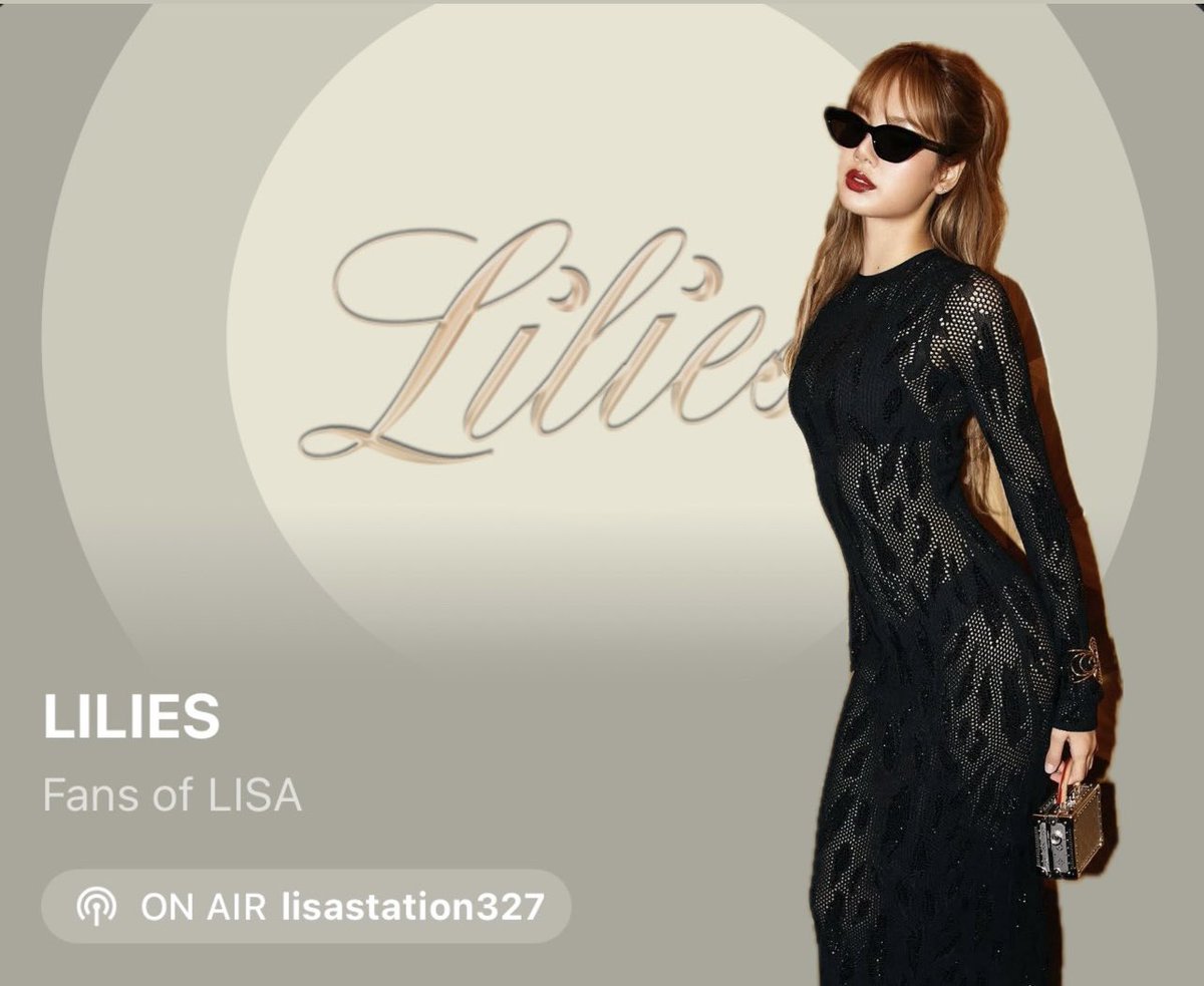 Join Stationhead <a href="/lisastation327/">LILIES STATIONHEAD</a> 24/7 from the link below with your Spotify or Apple Music premium to stream Lisa songs hassle free!

Join us as link below:
🔗stationhead.com/c/lilies

LISA PARIS FASHION WEEK
#LVSS26 #LISAxLVSS26
#LISA #LISAxLouisVuitton 
#ParisFashionWeek #PFW