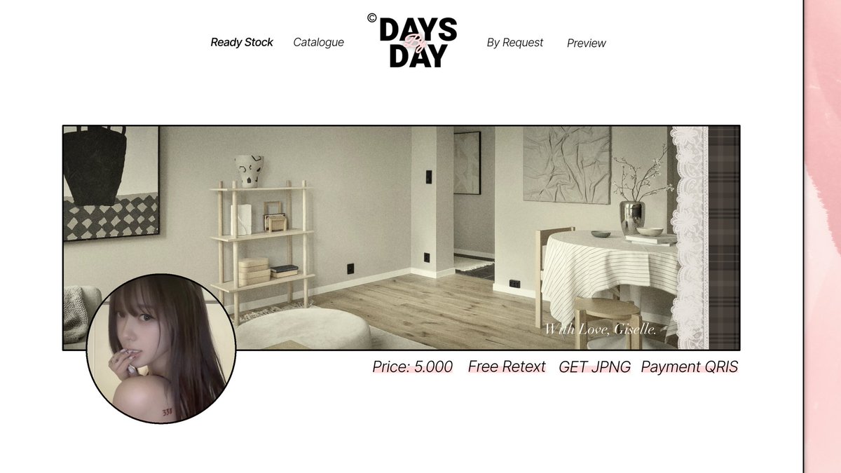 DAYS_BY_DAY's tweet image. Help RT? Thankyou! 🥰

Aku memiliki beberapa layout ready giselle dari foto-foto baru, harganya 4.000-5.000 aja! Mari take lewat DM~ #zonauang