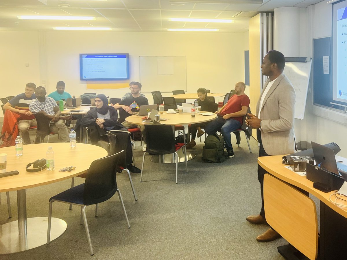 omon_ilaboya's tweet photo. Delighted to lecture on Enterprise Risk Management at the University of Portsmouth. Shared practical insights with the MSc students on how successful companies turn risk into resilience &amp; value creation. Shaping future leaders in GRC.  #ERM #GRC https://t.co/KiHnaneCm6