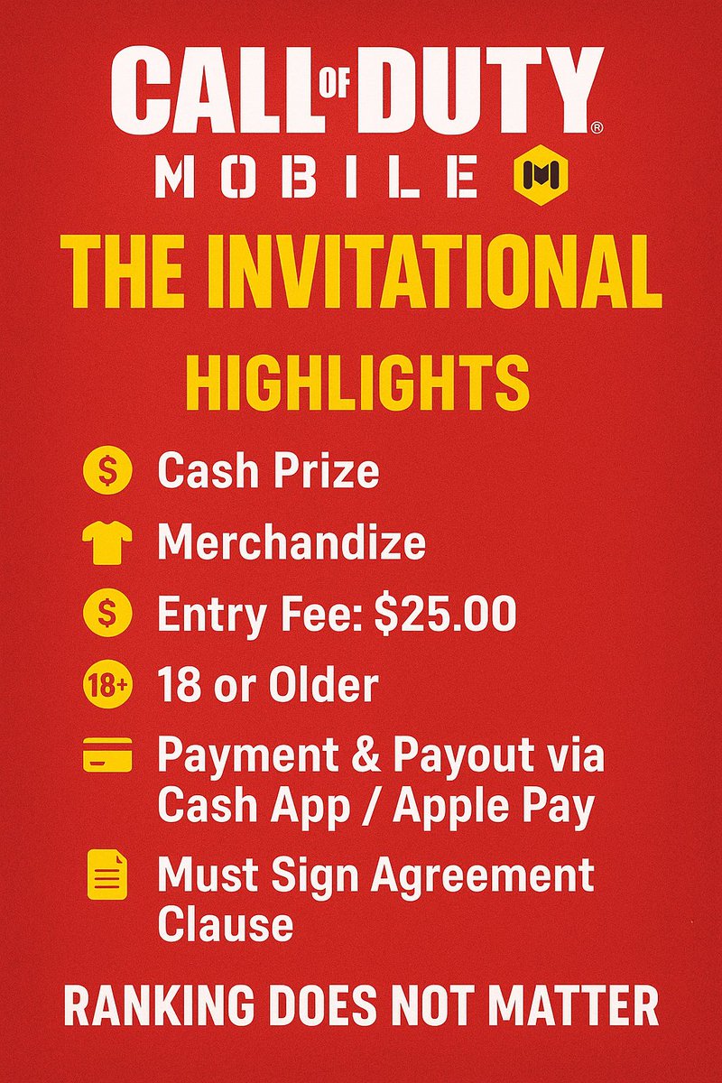 Email jayrone@voiceofahustler.com " The Invitational"  to gain access and enter.. 25 Slots - $25 Free - LIVE on <a href="/Twitch/">Twitch</a> voiceofahustler
