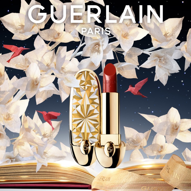 Guerlainjp's tweet photo. ゲランより、煌めく折り紙に着想を得たホリデーメイクアップコレクションが登場。

メゾンの名品〈ルージュ ジェ〉から、冬の夜空に瞬く星々にオマージュを捧げた限定ケースと2色の限定シェードを展開します。

10月2日（木）公式オンラインブティック先行発売、10月15日（水）全国発売。
