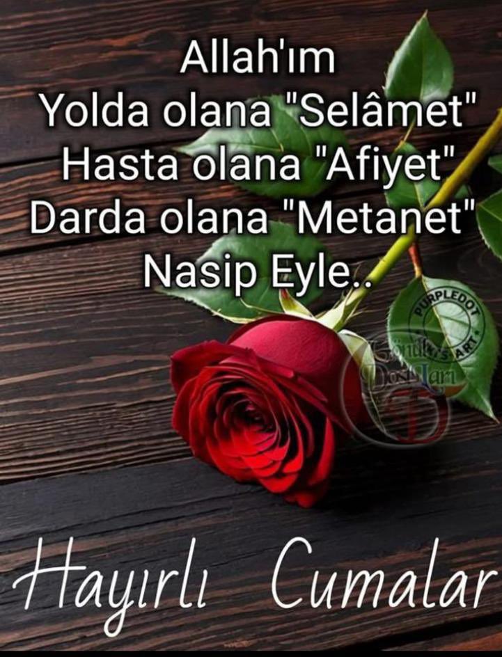 HAYIRLI SABAHLAR 

#Rabbim yapacağınız her türlü İbadetlerinizi kabul eylesin
       ⚘️🕋⚘️
#CUMAMIZMübarek Olsun

Selâm Ve Dua İle