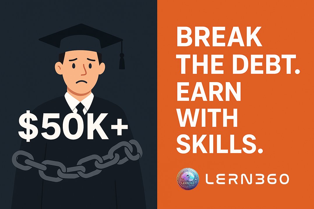 The Future of Education: Learn, Earn, and Grow with $LERN

Many young people graduate at 22 with more than $50,000 in debt. Instead of starting life with freedom, they begin their journey already carrying a heavy financial burden. This is the reality for millions of students