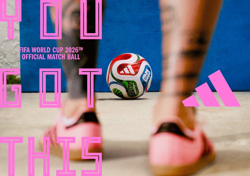 ⚽️TRIONDA⚽️

\ 情報解禁 /
2026年サッカー国際大会 公式試合球解禁✨

店頭では10月4日以降入荷次第順次販売予定です‼️

要チェック✅✨

#アディダス #adidas #trionda #トリオンダ #サッカー #サッカーボール