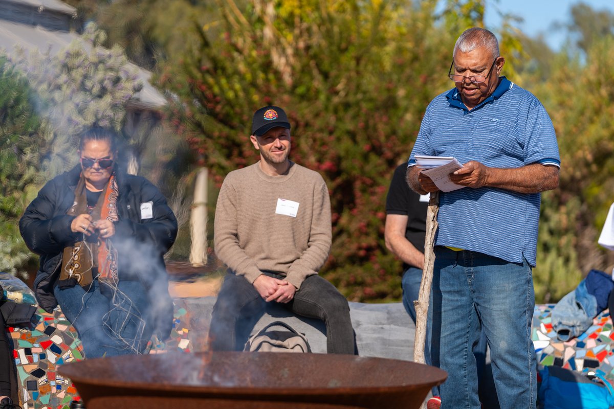 On 12 Sept, Elders, community, services &amp; govt joined Hands Up Mallee to walk &amp; learn on Country 🌿

The day began with Uncle Warren Clark’s welcome &amp; smoking ceremony before exploring cultural history at Thampaka, artefacts &amp; bush medicines with Corey Payne, and Aboriginal art