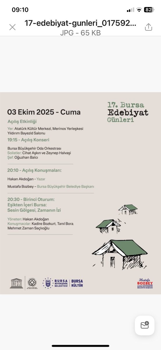 Bu akşam Bursa Merinos Yerleşkesi… Bütün dostları bekliyorum🥰