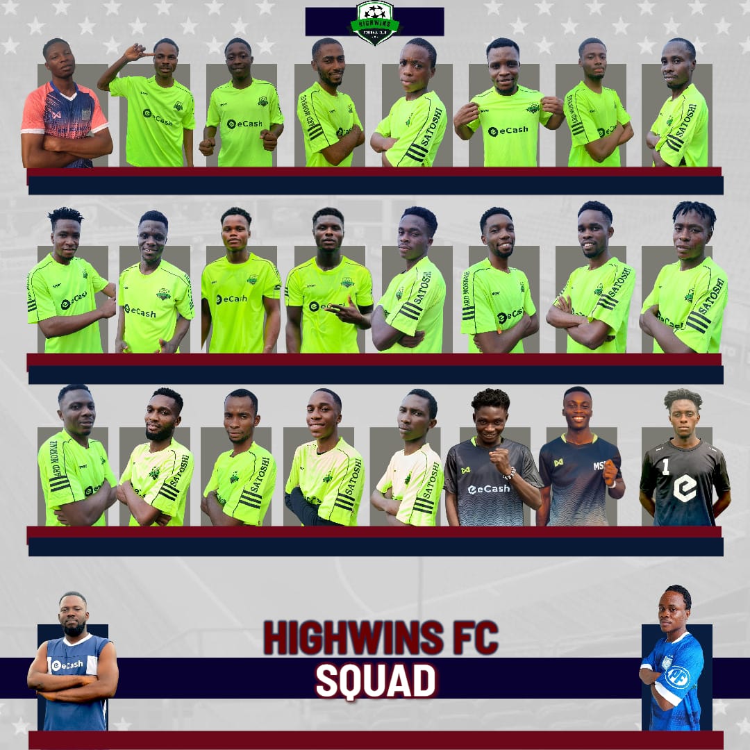 Our squad list for the Blazers Tournament.