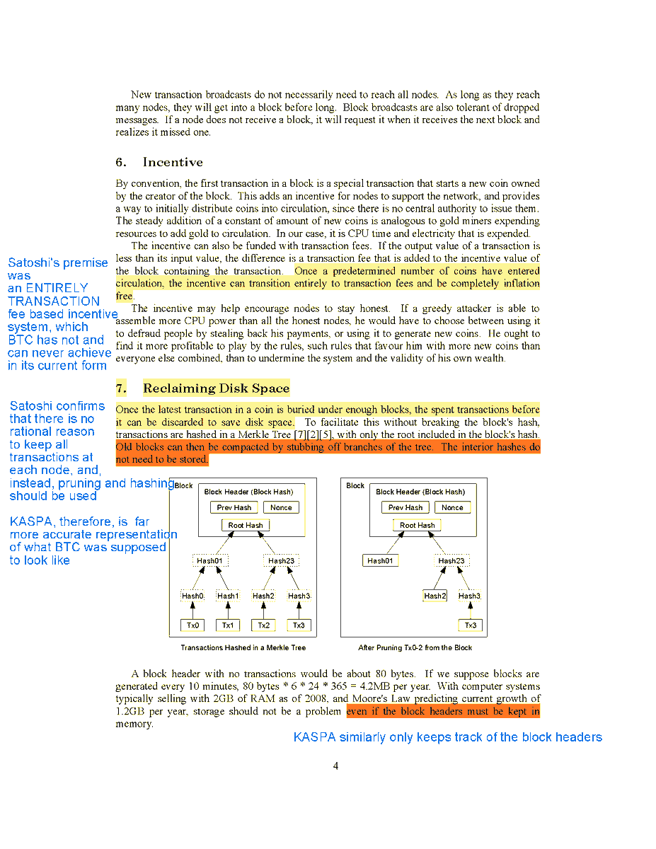another coinwashed $BTC maxi who apparently doesn't realize that Satoshi whole heartedly endorsed "cryptographic proofs" for tracking transactions, and in fact specifically mentioned pruning instead of using the full blockchain to save space and loading time

You only need to