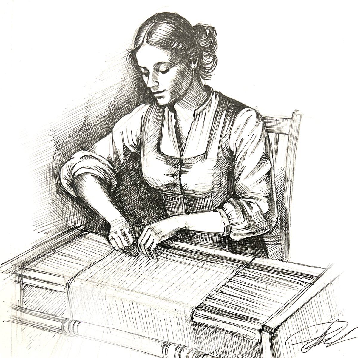 ZakalataMarie's tweet image. Day 2 #Inktober2025 ❤️‍🔥
#weave 

only 5 editions! 5 $xtz 🔥

objkt.com/tokens/KT1MdFG…