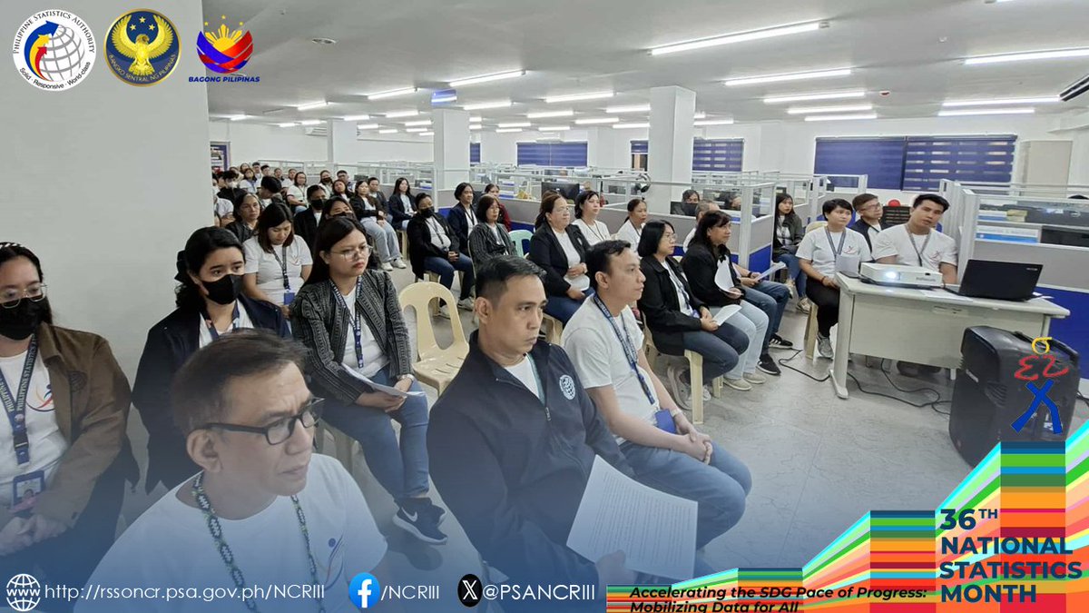 PSANCRIII's tweet image. [2/2]
The activity served as a moment of reflection and gratitude, as the office continues to uphold its mission of delivering quality statistics that contribute to evidence-based policies and sustainable development.

#36thNSM #StatsForAll